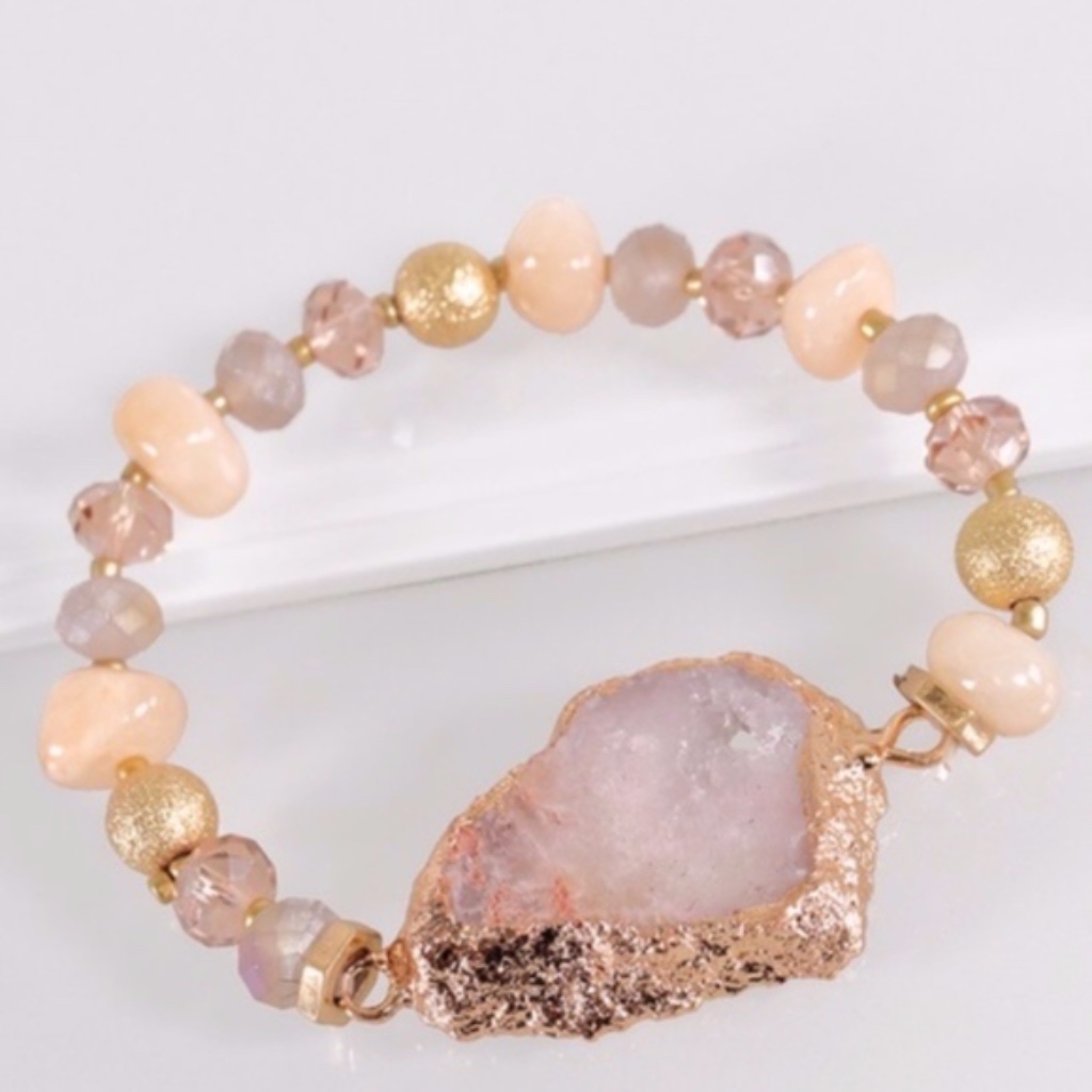 Natural Beads Bracelet - 3 Colors